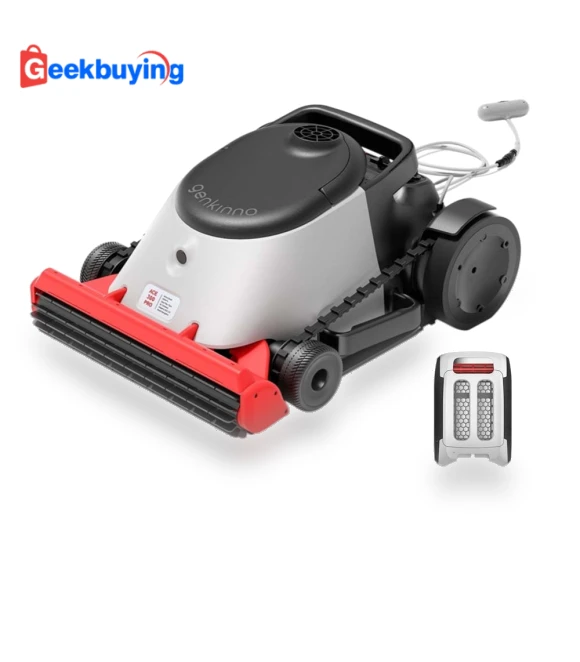 Cordless Robotic Pool Cleaner with Skimmer — Automated Pool Maintenance, Genkinno