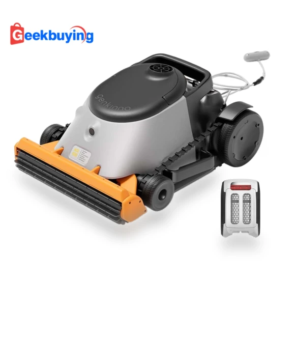 Cordless Robotic Pool Vacuum Cleaner + Skimmer — Automated Pool Maintenance, Genkinno