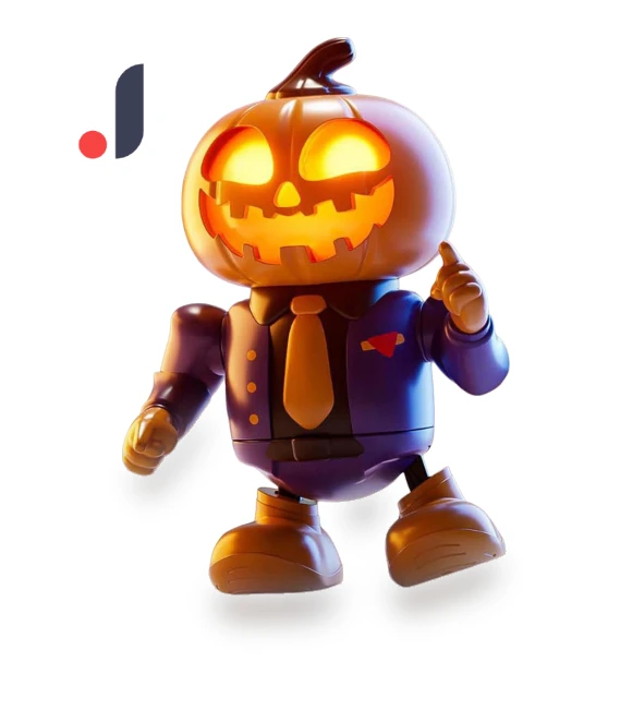 Dancing Pumpkin Robot — Spooky Sounds, Hong Fashion