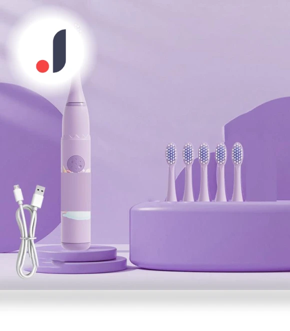 Electric Toothbrush with Cartoon Characters for Kids — Kids' Electric Toothbrushes, Light makeup