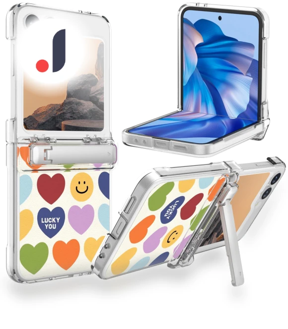 Hard PC Phone Case with Pattern and Stand — Flip Cases, Smartwatch 2025