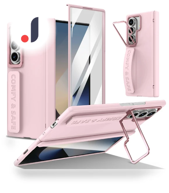 Lens Kickstand Hinge Protection Case with Screen Film — Screen Protectors, Smartwatch 2025