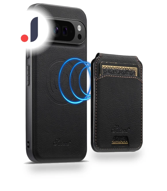 MagSafe Kickstand Phone Cover with Detachable Card Holder — Phone Accessories, Smartwatch 2025