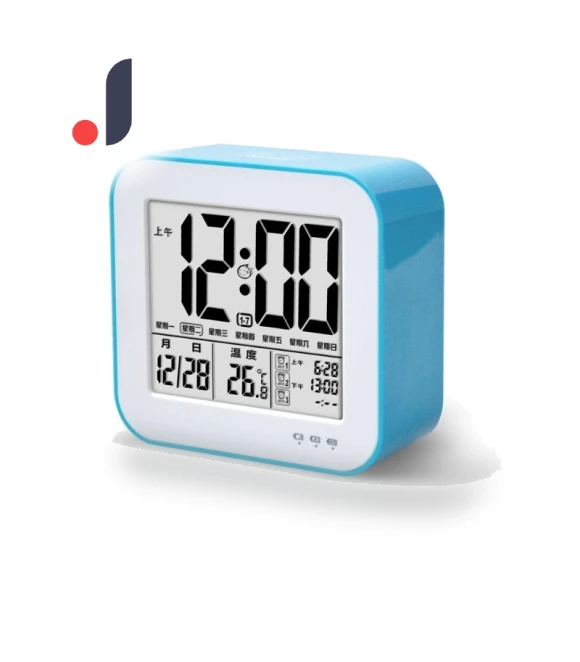 Multifunctional USB Smart Light Sensor Alarm Clock — Alarm, Fashionable bags