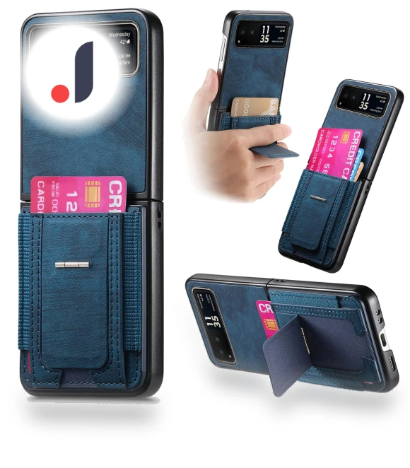 Retro Leather Back Cover with Card Holder — Flip Cases, Smartwatch 2025