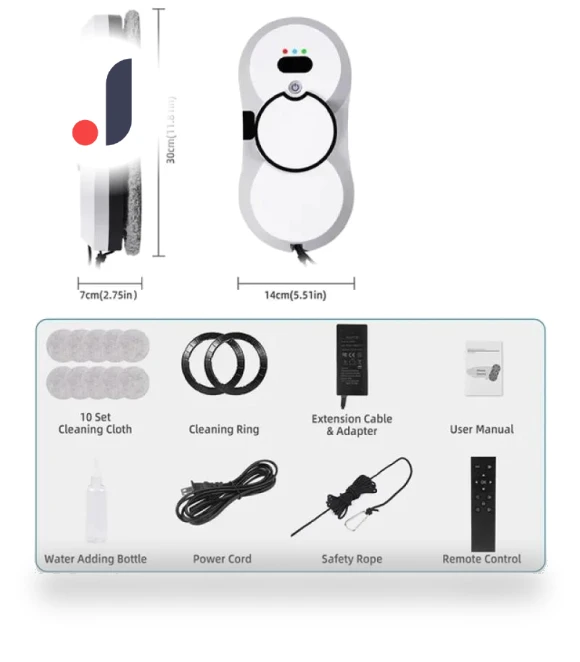 Robot Vacuum for Window Cleaning — Smart Cleaning Robots, Tulan market