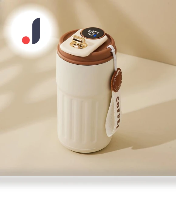 Smart Temperature Display Insulated Cup — Beverage Warmers, MENGN Top