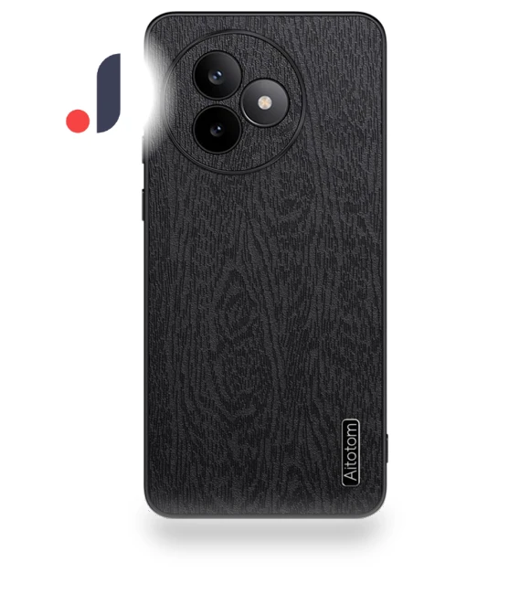 Wood Texture PU Leather Coated PC TPU Phone Cover — Phone Accessories, Smartwatch 2025