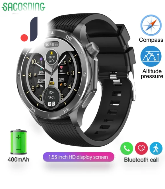 X2 MAX GPS Sports Smartwatch — Smartwatches, SACOSDING