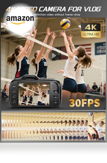 4K Digital Camera with Beauty Mode — Compact Digital Cameras, NBDDIGITAL