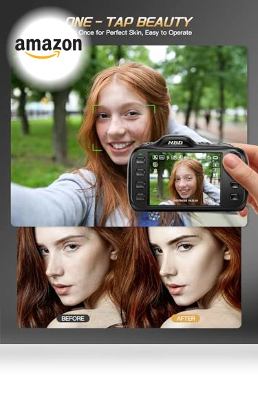 4K Digital Camera with Beauty Mode — Compact Digital Cameras, NBDDIGITAL