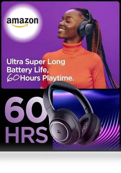 Active Noise Cancelling Headphones — Over-Ear Headphones, Spigen