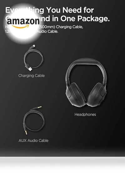 Active Noise Cancelling Headphones — Over-Ear Headphones, Spigen