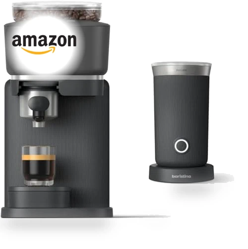 Baristina Espresso Machine with Milk Frother — Espresso Machines, Philips