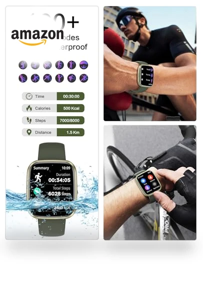 Bluetooth Call Smartwatch — Smartwatches, EGQINR