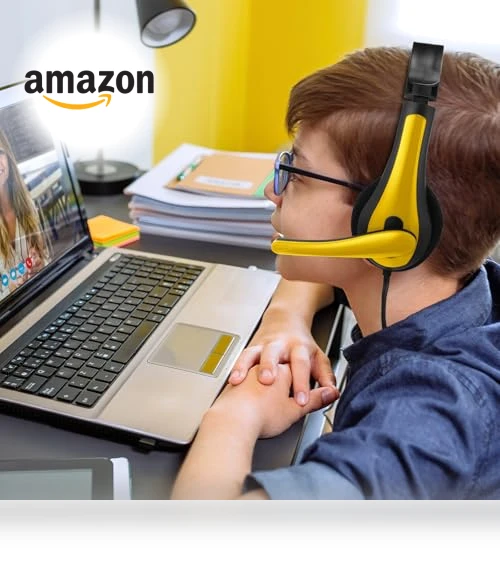 Classroom Headphones with Microphone — Over-Ear Headphones, Yunsailing