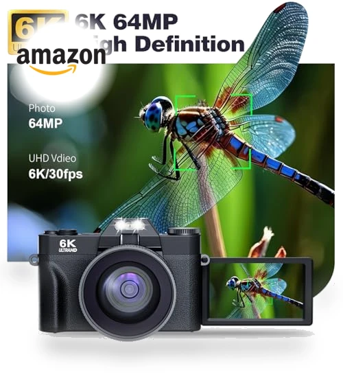 Digital Camera for Photography and Vlogging — Compact Digital Cameras, YAGPECL
