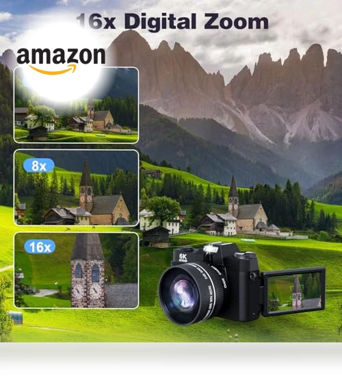 Digital Camera for Photography and Vlogging — Compact Digital Cameras, YAGPECL