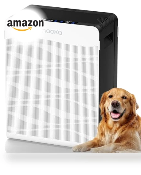 Double-Sided Air Purifier with PM 2.5 Monitor — Activated Carbon Air Purifiers, Mooka