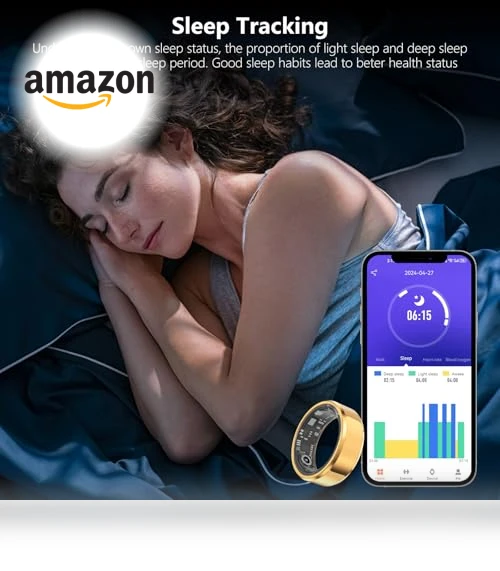 Fitness Tracker Smart Ring — Fitness & Activity Monitors, GenXenon