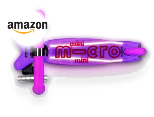 Mini Deluxe Glow Plus LED Scooter — Electric Vehicles, Micro
