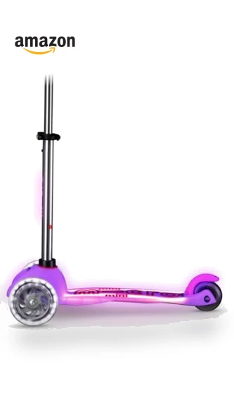 Mini Deluxe Glow Plus LED Scooter — Electric Vehicles, Micro