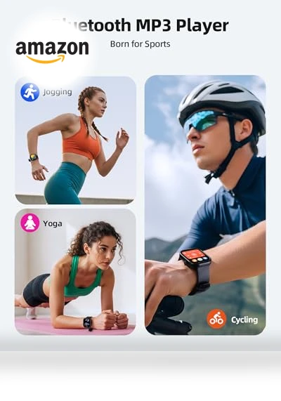 MP3 Player with Bluetooth and Watch Band — Wearable Accessories, AGPTEK