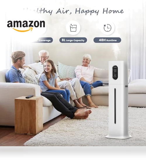 Quiet Ultrasonic Cool Mist Humidifier — Air Moisturizers, AILINKE