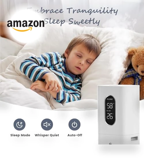 Quiet Ultrasonic Cool Mist Humidifier — Air Moisturizers, AILINKE
