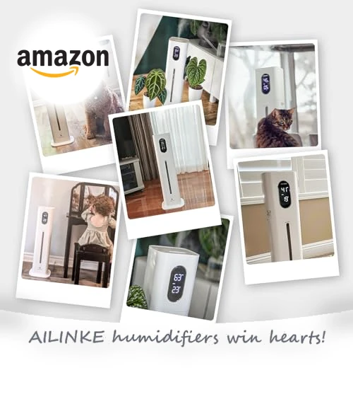 Quiet Ultrasonic Cool Mist Humidifier — Air Moisturizers, AILINKE