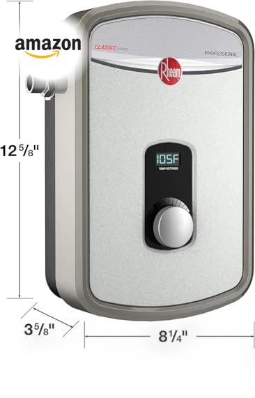 Residential Tankless Water Heater — Heaters, Rheem