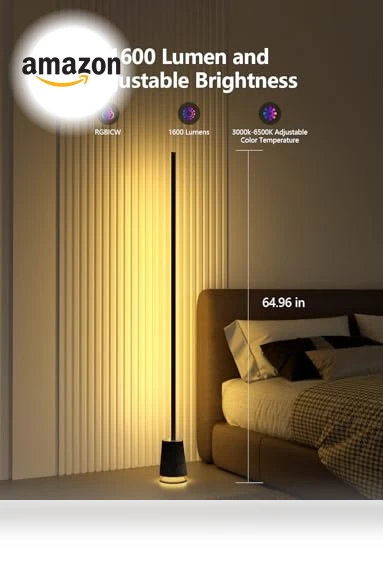 RGB Corner Floor Lamp — Standing Lights, Lanmonlily