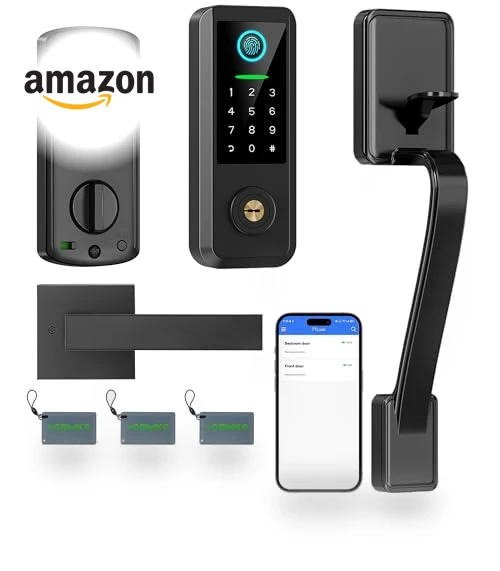 Smart Keyless Entry Door Lock with Handle — Deadbolts, YOSIMIKA