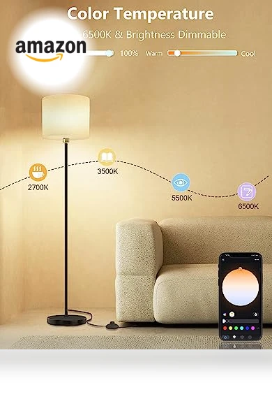 Smart LED Floor Lamp — Standing Lights, YHW
