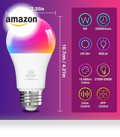 Smart Light Bulbs, Color Changing LED Bulbs — LED, VOLIVO