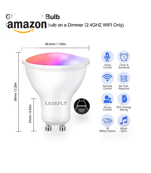 Smart Spot Light Bulb — LED, LEDEPLY