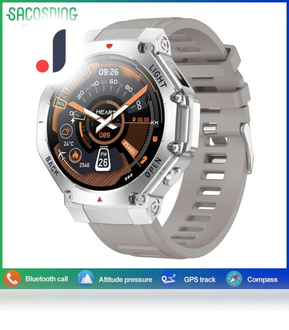Sports Version Smart Watch with Blood Oxygen Monitor — Smartwatches, SACOSDING