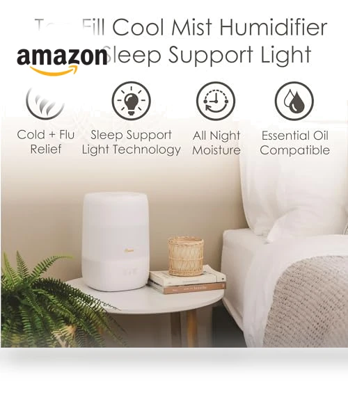 Ultra-Quiet 3-in-1 Humidifier — Air Moisturizers, Crane
