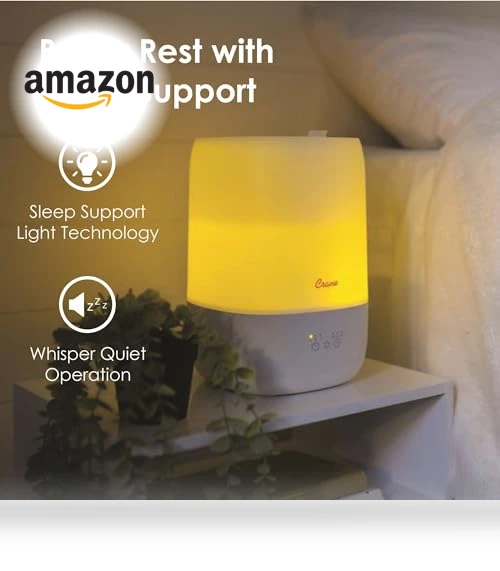 Ultra-Quiet 3-in-1 Humidifier — Air Moisturizers, Crane