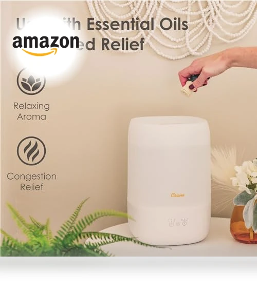 Ultra-Quiet 3-in-1 Humidifier — Air Moisturizers, Crane
