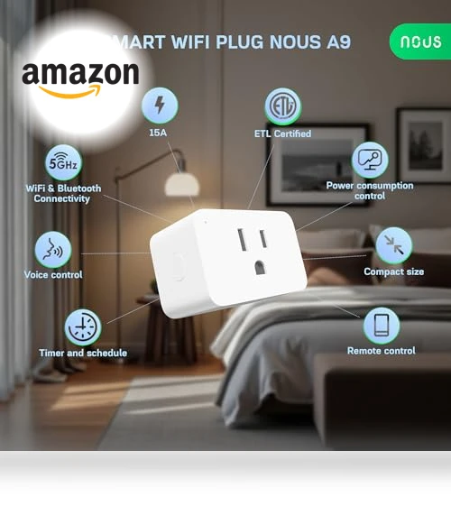 Wi-Fi Smart Plug — Smart Home Modules, NOUS