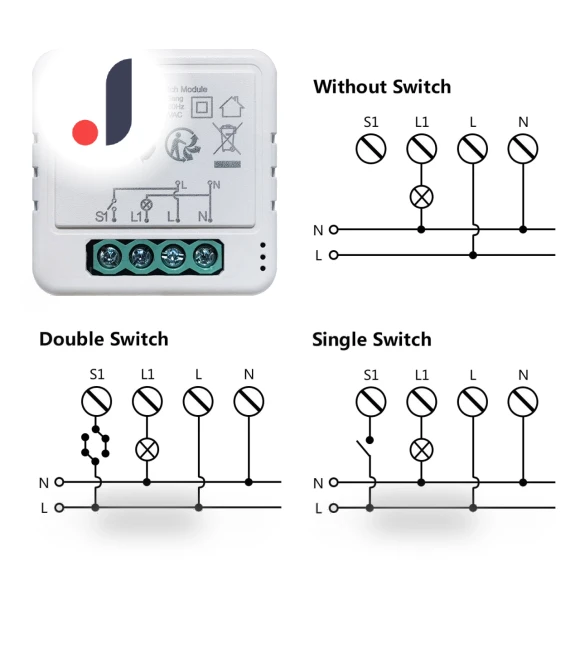 Wi-Fi Smart Switch Module — Smart Home Modules, Ketotek