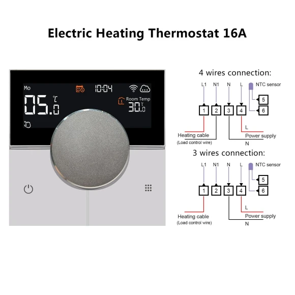 WiFi Smart Thermostat — HVAC Controls, Ketotek