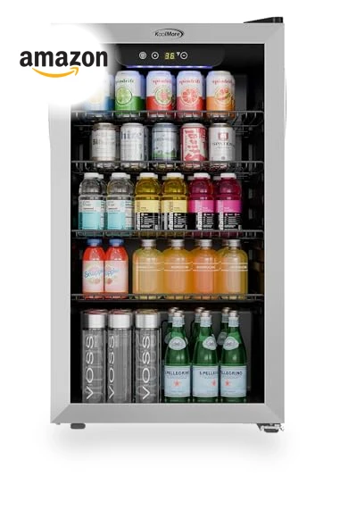 18 in. 3.2 Cu. Ft. Beverage Refrigerator Merchandiser — Drink Coolers, KoolMore