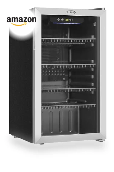 18 in. 3.2 Cu. Ft. Beverage Refrigerator Merchandiser — Drink Coolers, KoolMore