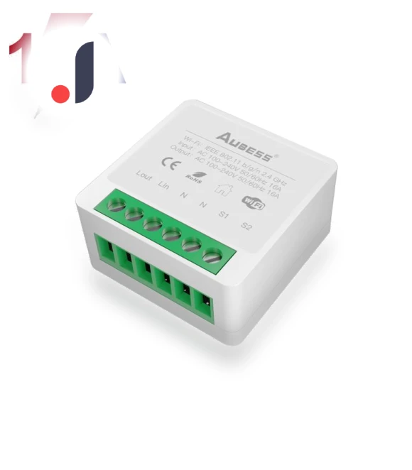 2-сторонний DIY Wi-Fi умный переключатель 16А релейный модуль — Smart Home Modules, AUBESS