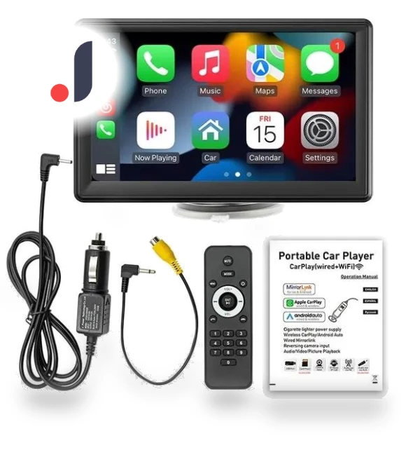 7-inch Touchscreen Wireless Carplay MP5 Player — Stereo Receivers, XuYiEC