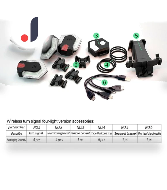 Bicycle Turn Signals — Vehicle Safety Signals, BIKEONO