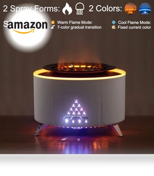 Small Cool Mist Humidifier & Essential Oil Diffuser — Air Moisturizers, HODEMI