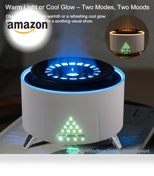 Small Cool Mist Humidifier & Essential Oil Diffuser — Air Moisturizers, HODEMI